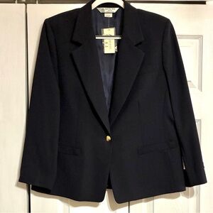 Austin Reed Navy Blazer with Gold Button Detailing